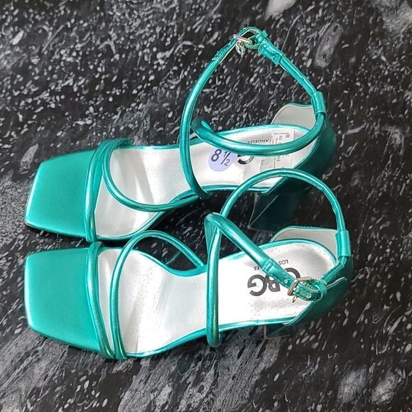 BRAND NEW GBG LOS ANGELES CHLOIN BLOCK HEEL SQUARE TOE SANDAL  R3 - Picture 7 of 15